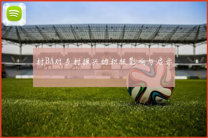 村BA对乡村振兴的积极影响与启示